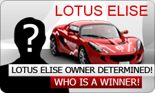 Lotus Elise sorteado